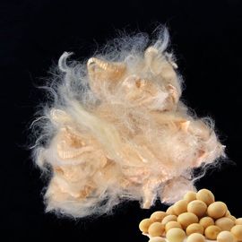 100% Natural Soybean Protein Fiber Milk Protein Fiber For Spinning