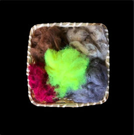 Full Dull Dope Dyed Fiber For Clothing Industry 100% Polyester