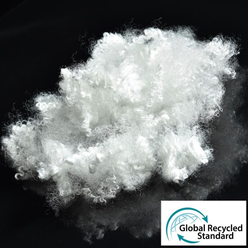 Lightweight Hollow Conjugated Siliconized Recycled Polyester Staple Fiber For Filling