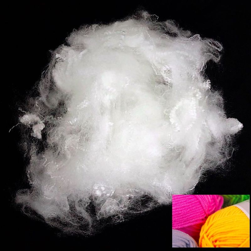 Bosilun fiber Factory 100% Virgin Psf 1.2d X 38 Mm 1.2d*51mm 1.56dtex/1.4d*38mm Long Poly Viscose Staple Fiber